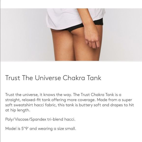 Trust The Universe Chakra Tank - Picture 3 of 5